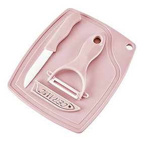 Mua Bộ dao thớt Ceramic nhựa PP cao cấp set3