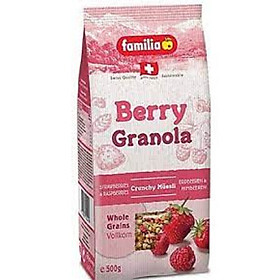Ngũ cốc giòn vị dâu berry granola familia 500g