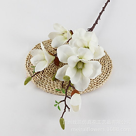 Hoa Ngọc Lan trang trí mẫu cao cấp chất liệu cao su- Hoa giả