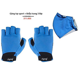 COMBO GĂNG TAY THỂ THAO + KHẨU TRANG 3 LỚP