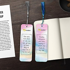 Bookmark đánh dấu sách truyền cảm hứng có tua rua