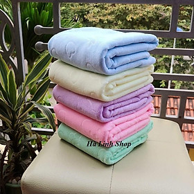 Mua khăn tắm xuất Nhật bản to   in gấu khổ to 140x70cm