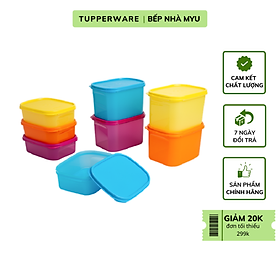 Mua Bộ Hộp Tupperware Trữ Mát Colorful Rectangular set 4 Hộp 1.9L