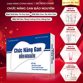 Thực phẩm bảo vệ sức khỏe Viên uống Chức năng gan Bảo Nguyên