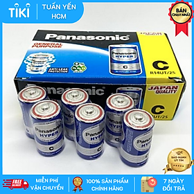 Hộp 10 Đôi Pin Trung ( Size C ) Panasonic 1,5 V R14UT/2S - Hàng Chính Hãng