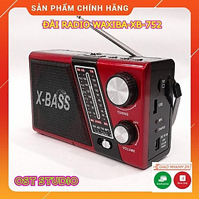 Mua Đài Radio WAXIBA XB-752 FREE SHIP Chạy USB   Thẻ Nhớ   Kiêm Đèn Pin . Bắt Sóng Cực Tốt   Loa To   Dễ Sử Dụng
