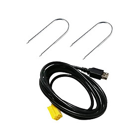 Mini ISO 6Pin Connector USB Adpater Cable for Alfa   Grande Punto