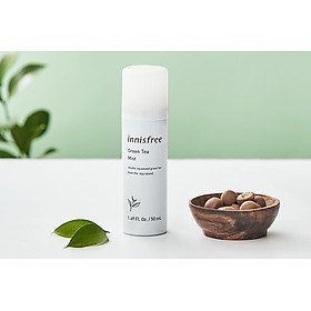 Xịt khoáng dưỡng ẩm từ trà xanh đảo Jeju Innisfree Green Tea Mist 50ml - NEW