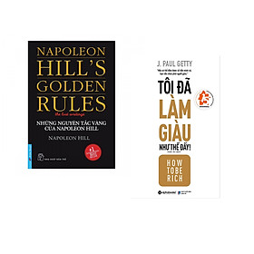 Hình ảnh Combo 2 cuốn sách: Những Nguyên Tắc Vàng Của NAPOLEON HILL + Tôi đã làm giàu như thế đấy