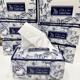 Giấy Ăn Cao Cấp Khăn Giấy Rút Để Bàn AB Flower Tissue - 4 gói
