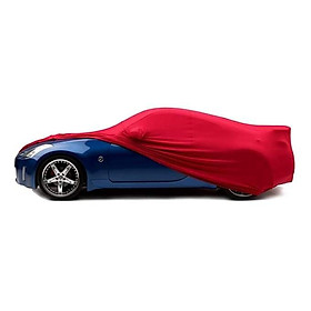 Bạt phủ ô tô trong nhà dòng sedan cỡ XL nhãn hiệu Macsim sử dụng trong nhà chất liệu vải thun - màu đỏ