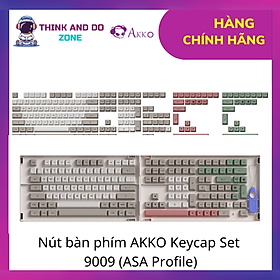 Nút bàn phím AKKO Keycap Set - 9009 (ASA Profile) - Hàng Chính Hãng