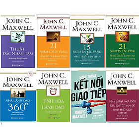 Combo 8 Cuốn Sách Hay Về Lãnh Đạo Của John C. Maxwell