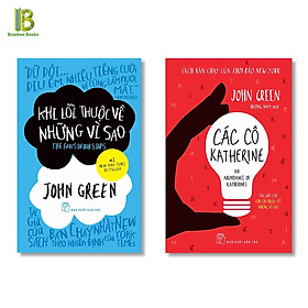 Hình ảnh Combo 2Q Tiểu Thuyết Nổi Tiếng Của John Green: Khi Lỗi Thuộc Về Những Vì Sao + Các Cô Katherine (Tặng Kèm Bookmark Bamboo Books)