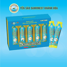 Hộp quà tặng Tinh chất Yến sào Khánh Hòa Sanvinest dành cho trẻ em 20 túi 20ml