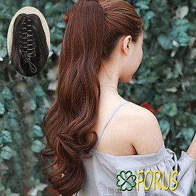 Tóc giả ngoạm kẹp N41 dài 60cm