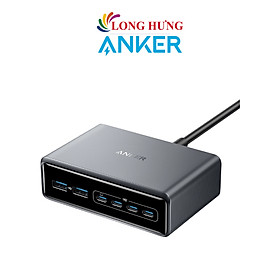 Mua Bộ sạc nhanh Anker GaNPrime Supercharged Multi-Port Desktop Charging Station 200W 2USB 4Type-C A2683 - Hàng chính hãng