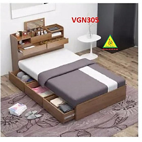 Giường ngủ đơn giản theo phong cách hiện đại VGN305 - Nội thất lắp ráp Viendong Adv