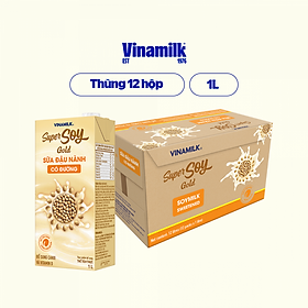 Thùng 12 Hộp Sữa Đậu Nành Goldsoy (1L)