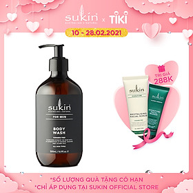 Sữa tắm dành cho nam Sukin For Men Body Wash 500ml