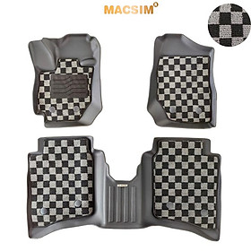 Thảm Lót Sàn 2 Lớp TPE Macsim Suzuki Jimny Chuẩn Form, Bền, Không Mùi ( dệt thô caro 2 lớp sd3 ct)