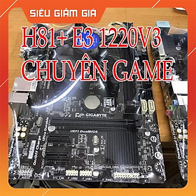 Mua Main H81+ CPU E3 1220v3 +Ram 8g + Tặng FAN BOX