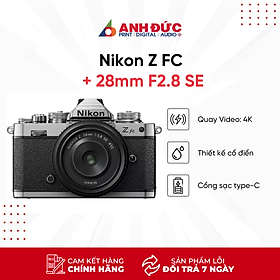 Mua Combo máy ảnh Nikon Z FC + Kit nikkor 28mm F2.8 SE - Hàng chính hãng