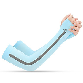 Bộ Găng Tay Chống Nắng Hàn Quốc Kiểu Ống Xỏ Tay Hở Ngón Chất Vải Mềm Mại Thoáng Mát DD8039
