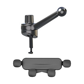 Air Vent Phone Mount Bracket with Extension Rod and Telescopic Hook Auto Lock Car Phone Holder for Atto 3 4.0in-6.9in Screen Phones
