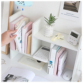 Mua Kệ sách gỗ để bàn làm việc trang trí nhà đơn giản