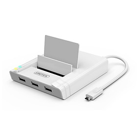 Mua Hub USB 2.0 3 Ports + LAN + OTG Dock Unitek (Y-2175)  - HÀNG CHÍNH HÃNG