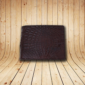 Ví nam da cá sấu BALZIO MWCROC H W01-BR