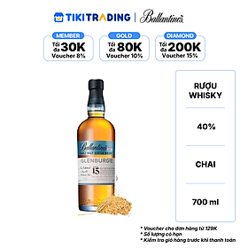 Rượu Ballantine's Aged 15 YR The Glenburgie SMSW Nồng Độ 40% 700ml