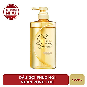 Dầu Gội TSUBAKI Phục Hồi Ngăn Rụng Tóc 490ml