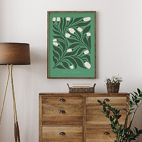 Mua TRANH TREO TƯỜNG NGHỆ THUẬT AESTHETIC GREEN FLOWER 61 - 2