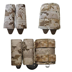 AOR1 Tactical airsoft 9mm 5.56 Tạp chí Túi Multicam Vest Molle Mag Ammo Túi Túi bộ công cụ Túi bộ công cụ