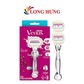 Dao cạo Gillette Venus Comfortglide Olay Sugarberry (1 cây) - Hàng chính hãng
