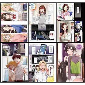 Bộ 6 Poster anime Higehiro (Hige o Soru. Soshite Joshi Kōsei o Hirou) (bóc dán) - A3,A4,A5