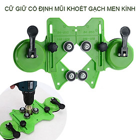 Dụng cụ cố định mũi khoan khoét lỗ kính, gạch men D4-83mm