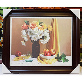 TRANH LỤA -TĨNH VẬT (Tranh treo nhà ăn, nhà bếp)
