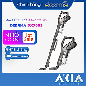 Máy Hút Bụi Deerma Cầm Tay 2 trong 1 DX700S - Hàng chính hãng