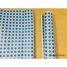 Set 2 tờ giấy gói quà họa tiết Sài Gòn cổ xưa 50*64cm