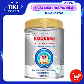 THỰC PHẨM BỔ SUNG VI CHẤT DINH DƯỠNG NUTRITION POWDER LOW CHOLESTEROL dùng được cho người tiểu đường KOOBEME