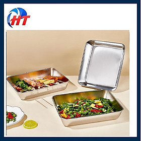Mua KHAY ĐỰNG THỰC PHẨM BẰNG INOX CÓ NẮP ĐẬY SIÊU BỀN-HT