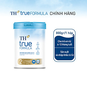 Sản phẩm dinh dưỡng công thức cho trẻ từ 6 đến 12 tháng tuổi TH True