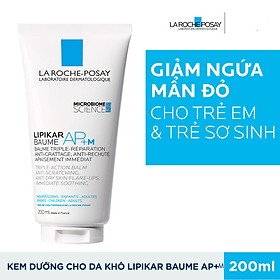 Kem Dưỡng Làm Dịu Dành Cho Da Bị Ngứa Mẩn Đỏ Và Bị Viêm Dùng Được Cho Trẻ Em Và Trẻ Sơ Sinh La Roche Posay Lipikar Baume AP+M 200ml