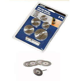 Mua Bộ 5 lưỡi cưa hợp kim cao cấp tặng kèm 5 đĩa cắt phủ kim cương (đường kính thanh kết nối 3mm)