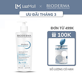 Kem gel dưỡng ẩm và làm dịu dạng gel cho da rất khô đến viêm da cơ địa Atoderm Intensive gel-crème 500ml