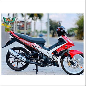 Tem rời dành cho xe Exciter 2006 trắng đỏ đen Spark