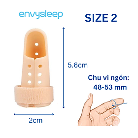 Hình ảnh Nẹp bảo vệ ngón tay Envysleep gãy, sưng, trật khớp - Bộ 1 cái